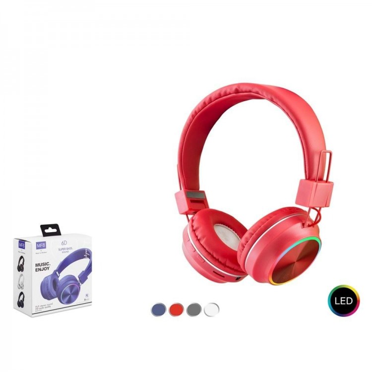 HADRON MF8 BLUETOOTH KULAKLIK LED